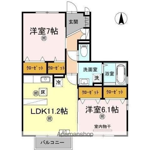 ラ・ソラーレ　Ｉ棟 間取り