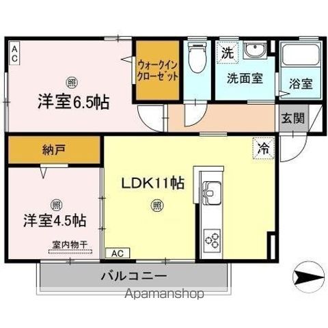 トアエーユ　Ｂ棟 間取り