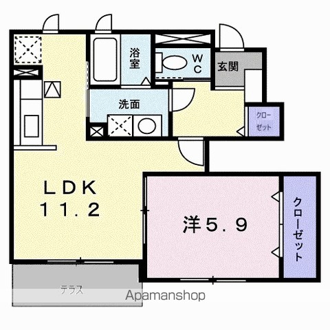ハッピネスハウス　Ｂ 間取り