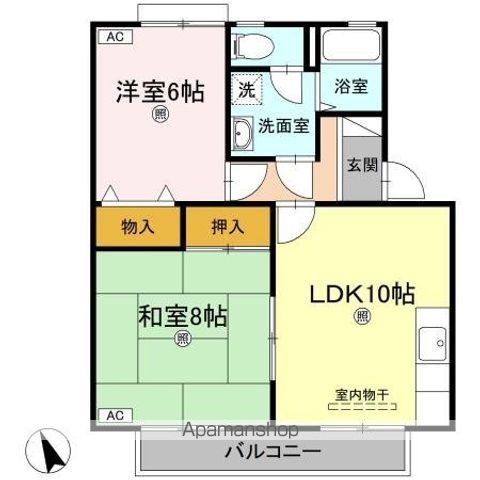 マリレーヴ内浜 間取り