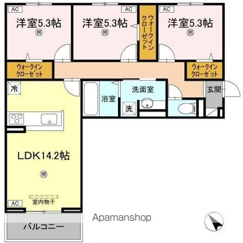 サンセール問屋町ＩＩ 間取り