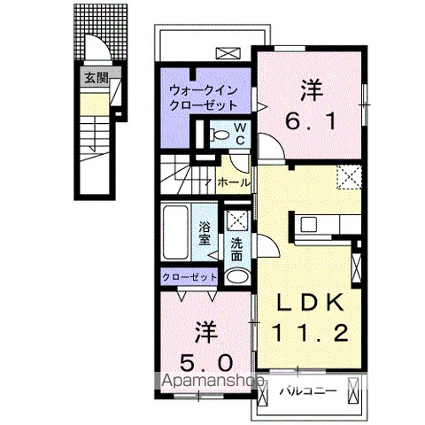 ハイソラーレ　Ⅲ 間取り