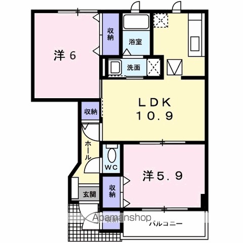 シルエット　プリンセスＢ 間取り
