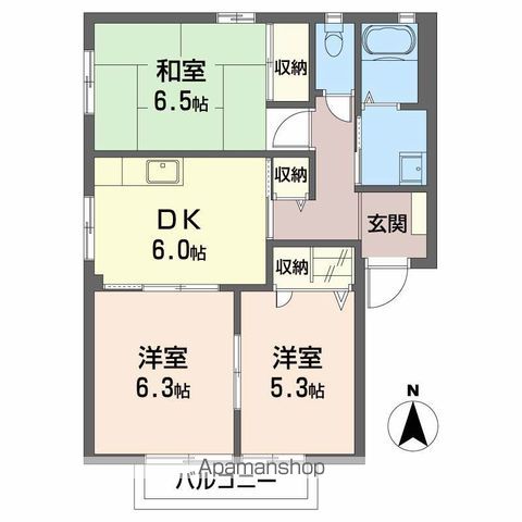 コンフォート　Ｄ棟 間取り