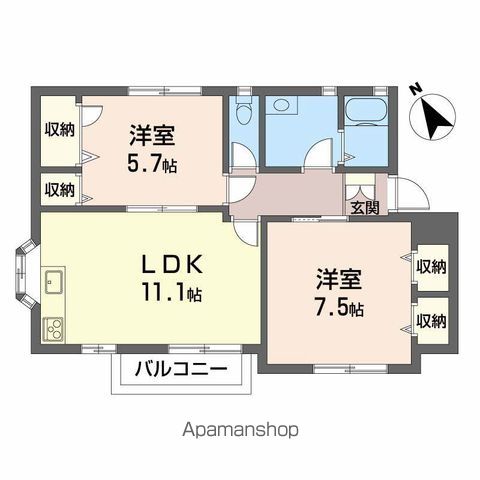 ファミールアルファ　Ａ棟 間取り