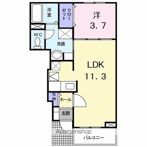 ティファニーハイツ　Ⅰ 間取り