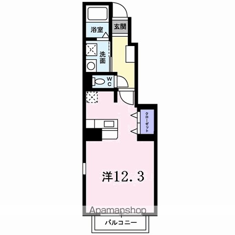 ヴィヴァーチェ　春日野　Ｂ 間取り