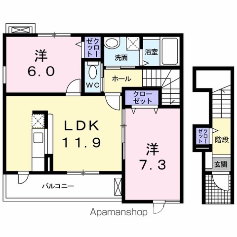 サニースクエアＡ 間取り