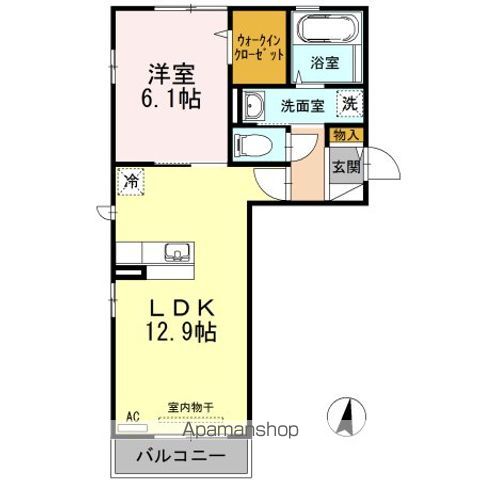 アンソレイエ 間取り