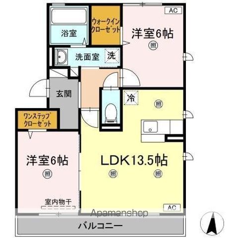 カルチェ　Ａｓｕｋａ 間取り