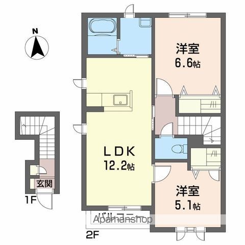 ヴィラ　エスペランス　Ⅲ 間取り