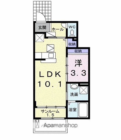 ボヌール　Ａ 間取り