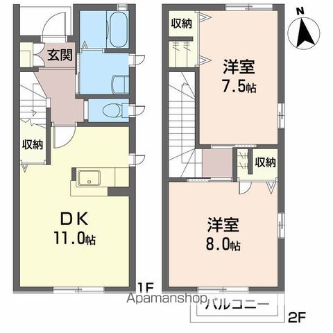 シャーメゾン　Ⅲ番館 間取り