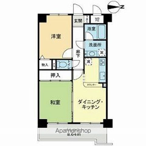 ライオンズマンション徳島南佐古 間取り