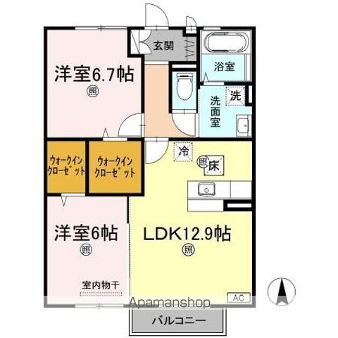 ラ・ソラーレ　Ｉ棟 間取り