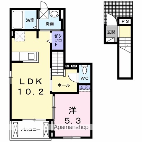 ゴールドハウス　Ⅱ 間取り