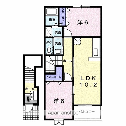 プロヴァンス　Ａ 間取り