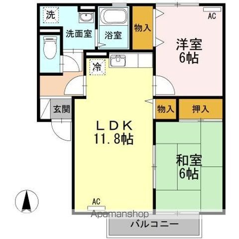 ファミール千鳥ヶ浜 間取り