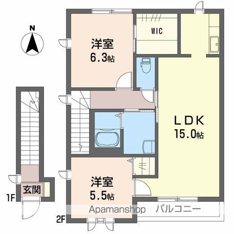 シャーメゾンＫ　Ａ棟 間取り