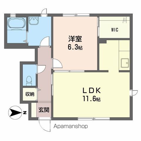 シャーメゾン石井　Ｄ棟 間取り