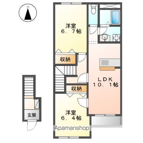 シャインヒルズ富岡 間取り