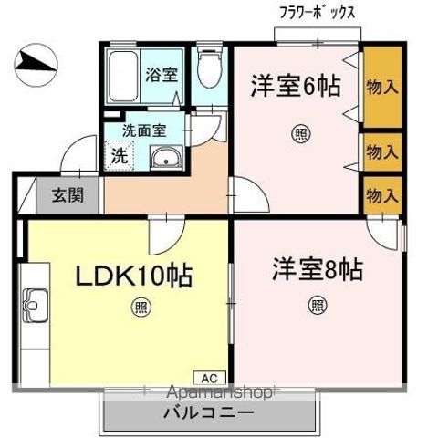 グリーンハイツ田宮 間取り