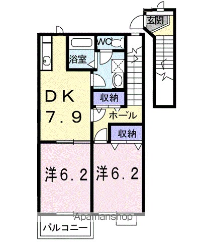 フォンテーヌＡ 間取り