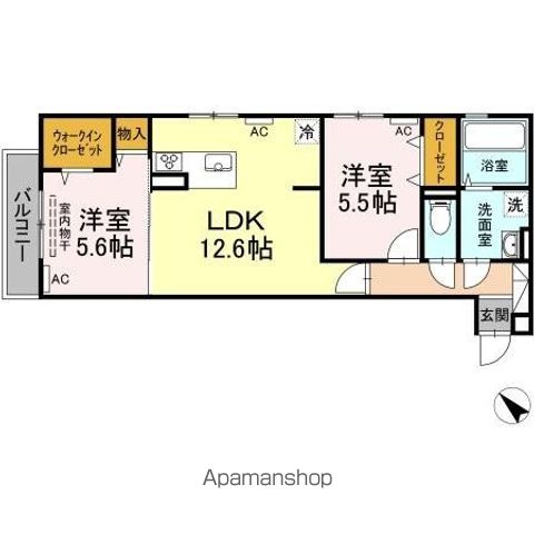 アムール２１　Ｇ棟 間取り
