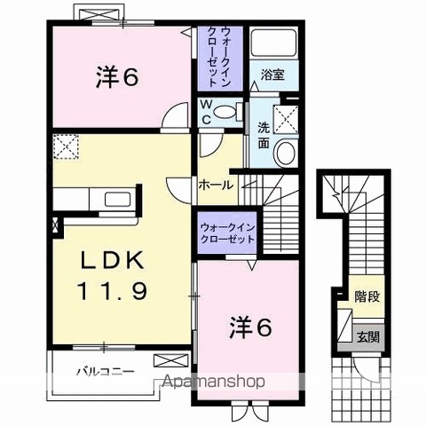 ヴェル　ドゥーラ　Ⅵ 間取り