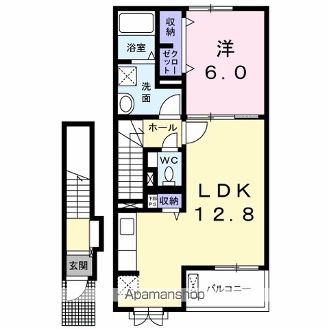 クラール名東　Ａ 間取り