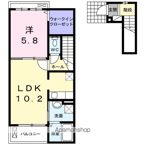 ボヌール　Ａ 間取り