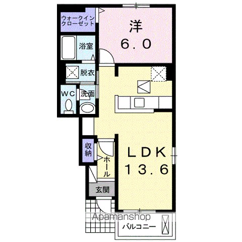 シェルブルー　Ｃ 間取り
