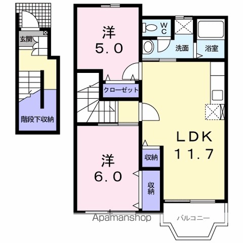 ソレイユ・ルヴァンＡ 間取り