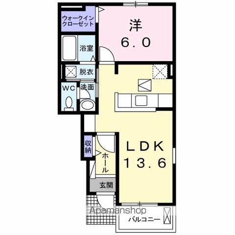 コンフォール矢三　Ｃ 間取り