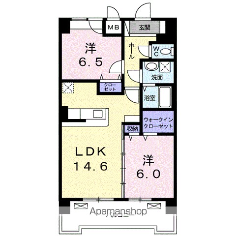 グランクリュ佐古　ＷＥＳＴ 間取り