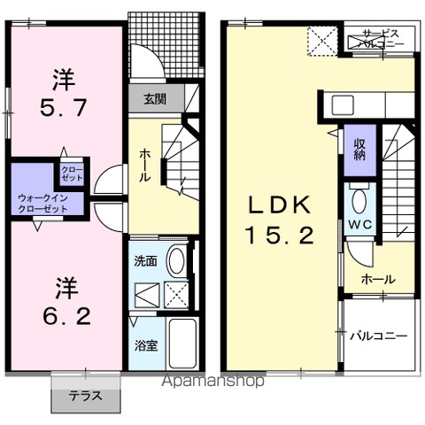 メゾン　春日野Ⅲ 間取り