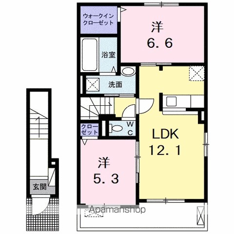 クラール　安宅Ｆ 間取り