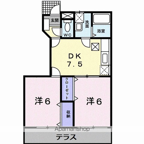 コーポリンクス１ 間取り