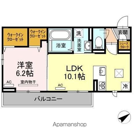 フィオーレ南二軒屋 間取り