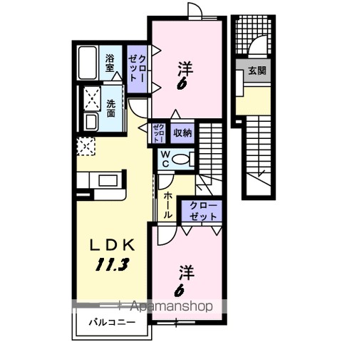 エスタシオン湯立 間取り