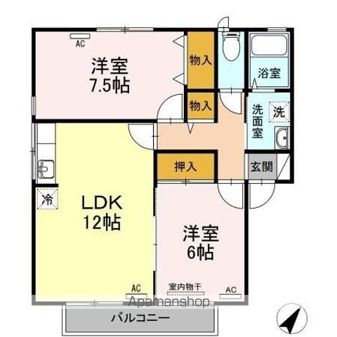 アムール　Ｃ棟 間取り
