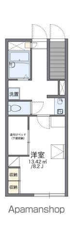 レオパレスソレーユ北島 間取り