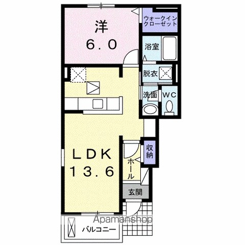 ラリュール　Ⅰ 間取り