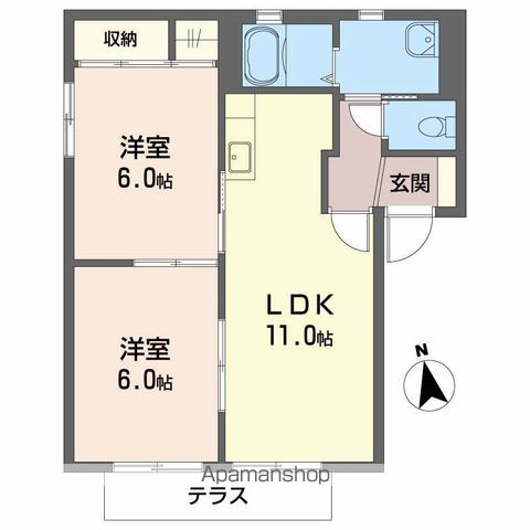 フレンドリー　Ｂ 間取り