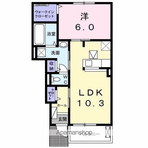 マーヴェラス　Ｅ 間取り