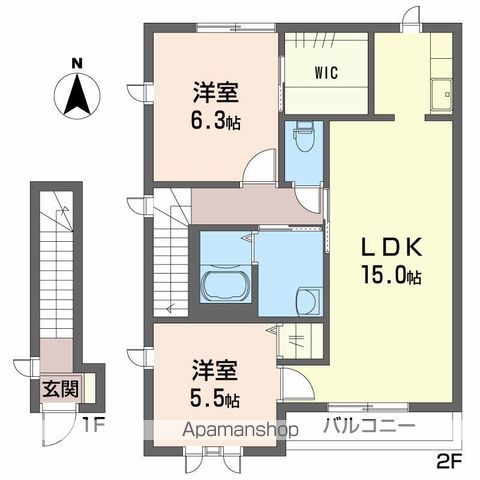 シャーメゾンＫ　Ｃ棟 間取り