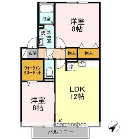 クウラージュ　Ｄ棟 間取り