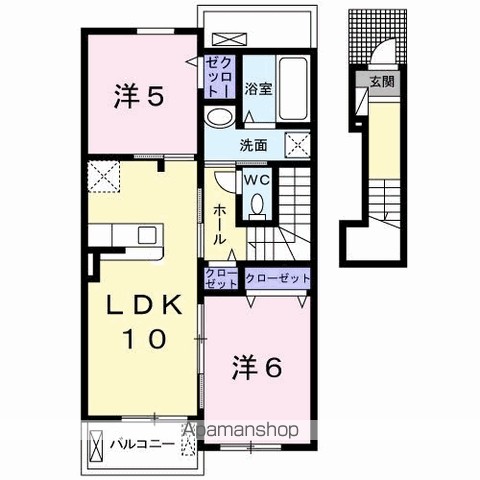 リバーサイドテラス　Ⅰ 間取り