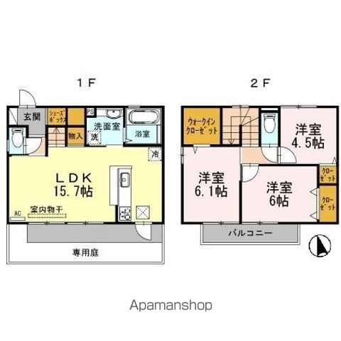 ヴァン・カルチェ　Ｈ棟 間取り