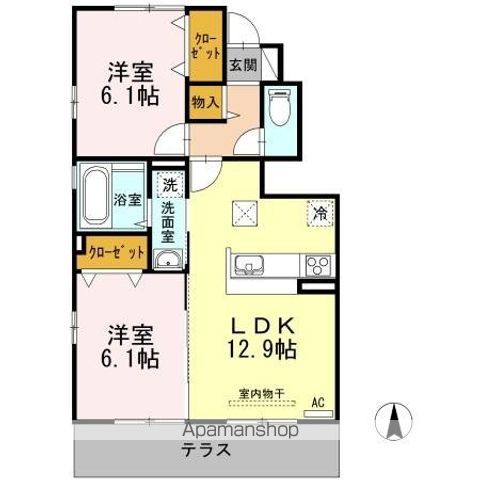 パレスフロントｍｋ 間取り